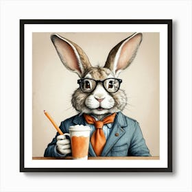 Rabbit In A Suit 30 Poster