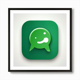 Whatsapp Icon Art Print