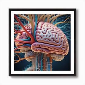 Human Brain 94 Art Print