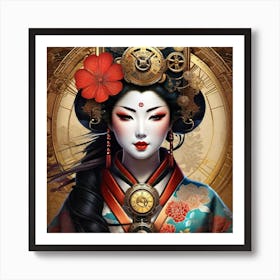 Geisha 155 Art Print