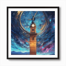 Clock Tower Art Print