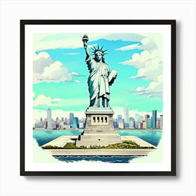 Statue Of Liberty 4 Art Print