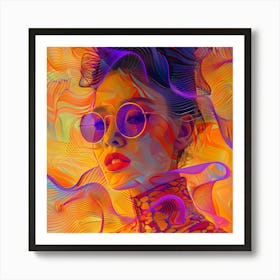 Psychedelic Art 15 Art Print