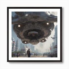 Alien Ship #1 Art Print