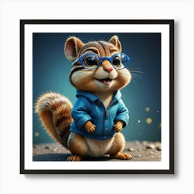 Alvin And The Chipmunks 41 Art Print