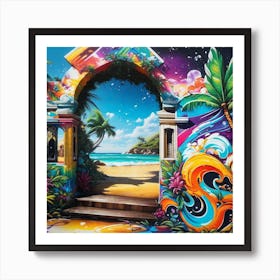 Tropical Paradise 33 Art Print