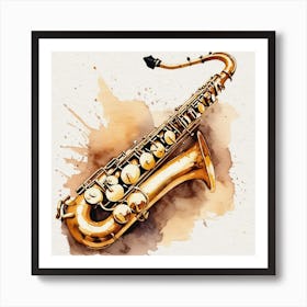 Saxophone Art Print