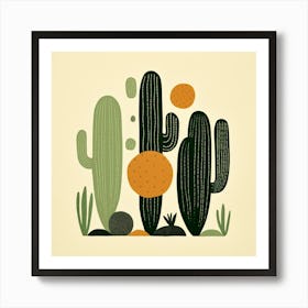 Cactus Illustration Art 95 Art Print