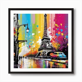 Paris Eiffel Tower 9 Art Print