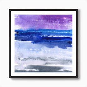 Watercolor Landscape N.o 6 Art Print