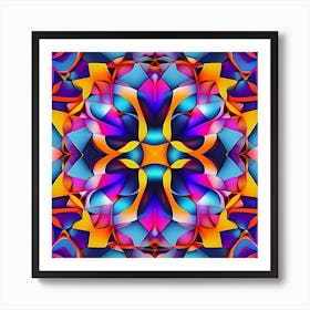 Abstract Psychedelic Pattern 6 Art Print