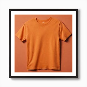 Orange Tee Shirt Art Print