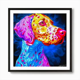 Puppy Pinks - Dalmatian Art Print