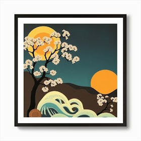 Cherry Blossoms Art Print