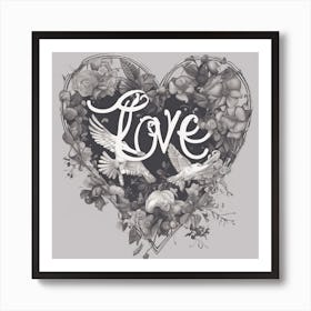 Love In The Heart Art Print