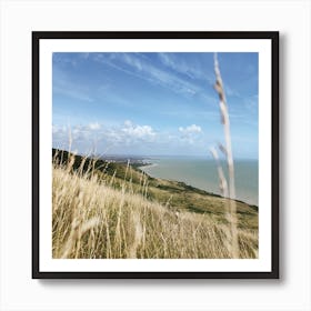 View From The Top Of A Hill Art Print