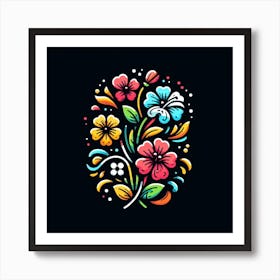 Floral Illustration Art Print