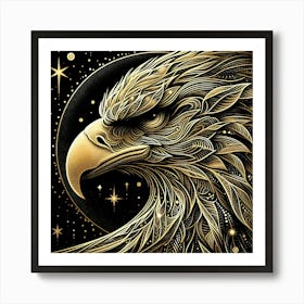 Golden Eagle 3 Art Print