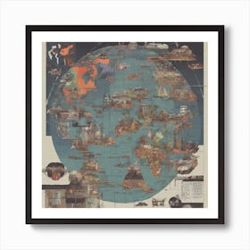 World Map Art Print