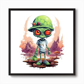 Alien Boy Art Print