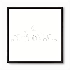 Baltimore Skyline Art Print