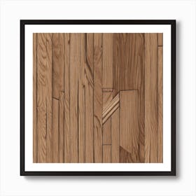 Wooden Floor Art Print