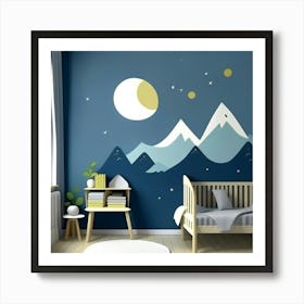 Mountain Wall Mural Art Print