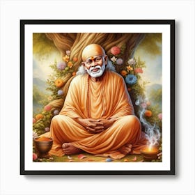 Sai Baba 1 Art Print