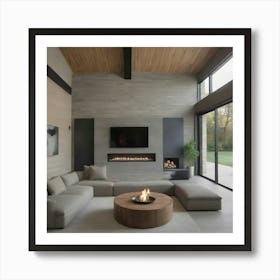 Modern Living Room 29 Art Print