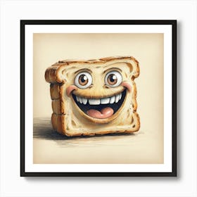 Slice Of Bread Art Print