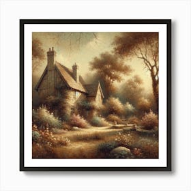 House In The Woods Art Print Art Print