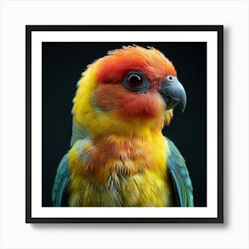 Colorful Parrot 6 Art Print