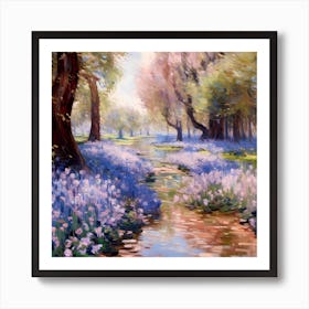 Sculpted Serenade: Blossom Dreamscape Art Print