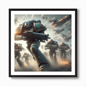 Space Marines 3 Art Print