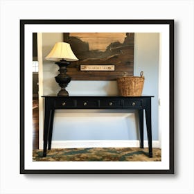 Console Table Art Print