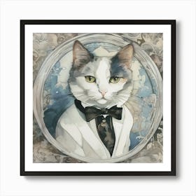 Haughty Cat Art Print