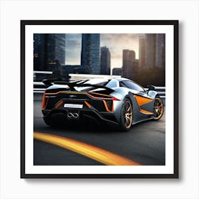 Lamborghini Aventador 8 Art Print