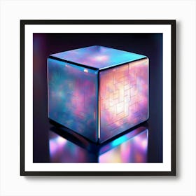 Cube Of Light Art Print