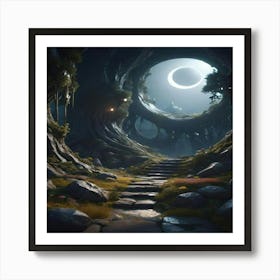 Forest Path Art Print