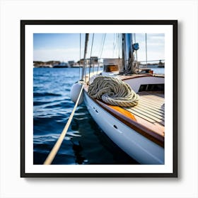 Sailboat On The Water Art Print