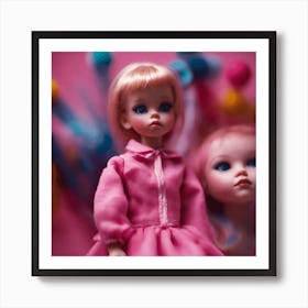 Dolls Stock Videos & Royalty-Free Footage Art Print