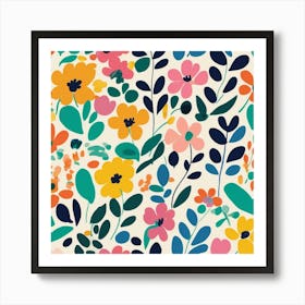 Floral Pattern 5 Art Print