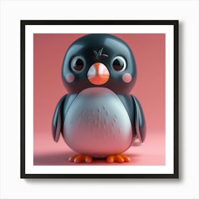 Cute Penguin Art Print