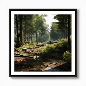 Forest Scene Art Print