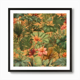 Tropical Wallpaper Art Print