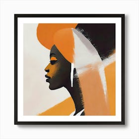 African Woman Portrait Art Print