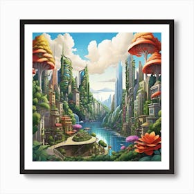 Cityscape 10 Art Print