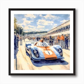 Gtp Race Car Art Print