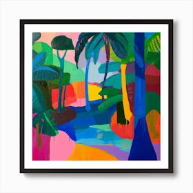 Colourful Gardens Fairchild Tropical Botanic Garden Usa 3 Art Print