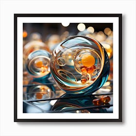 Glass Spheres 4 Art Print